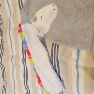 Baby Girl unicorn sweat short